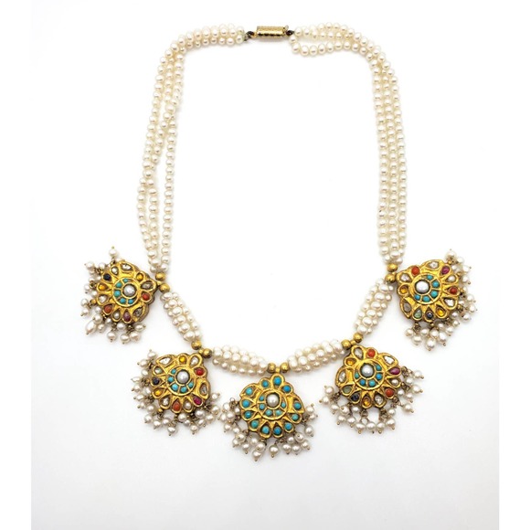 22k Gold Antique Necklace - Picture 2 of 5